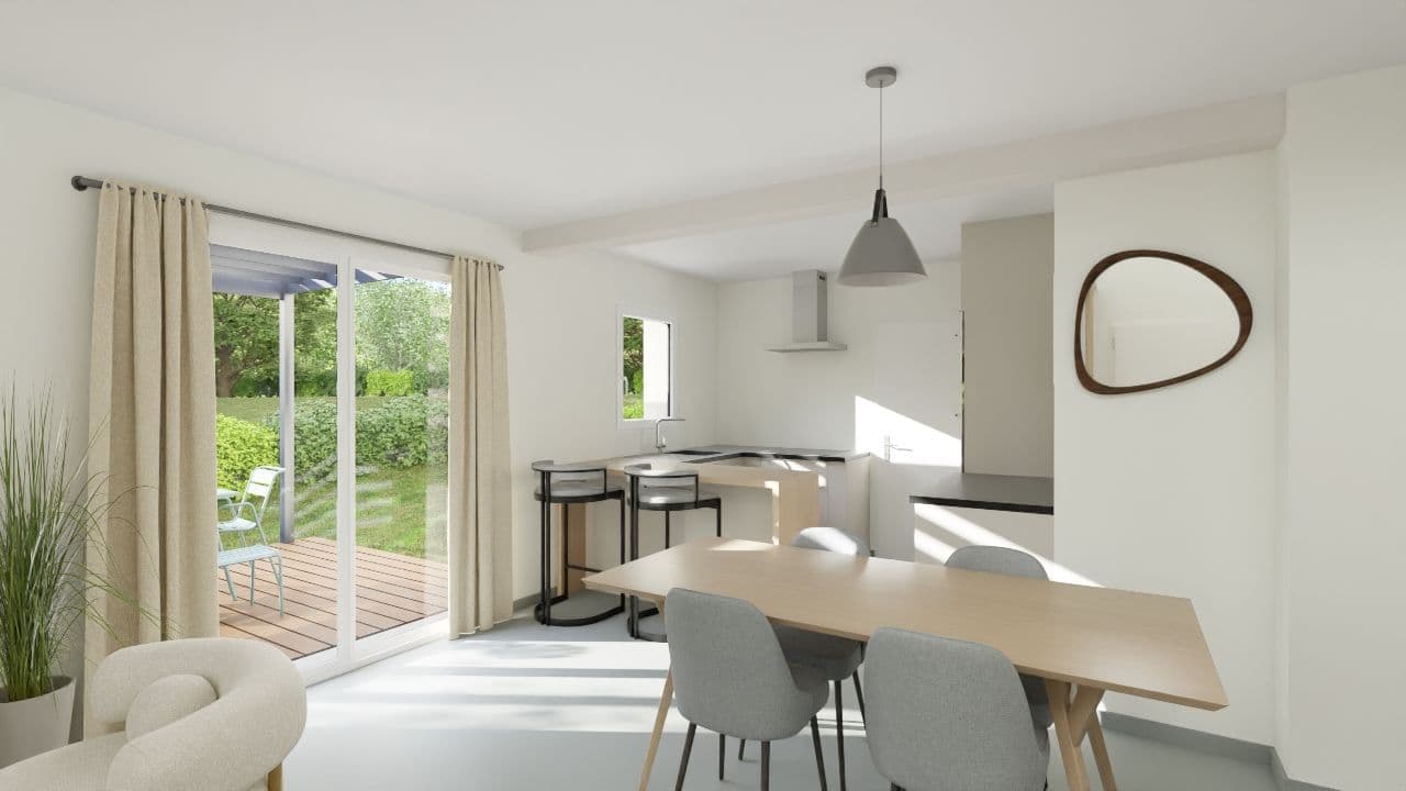 Maison neuve - Projet de construction d'une maison 80 m² avec terrain à SABLE-SUR-SARTHE (72) à SABLE-SUR-SARTHE (72), prix 136 000 €