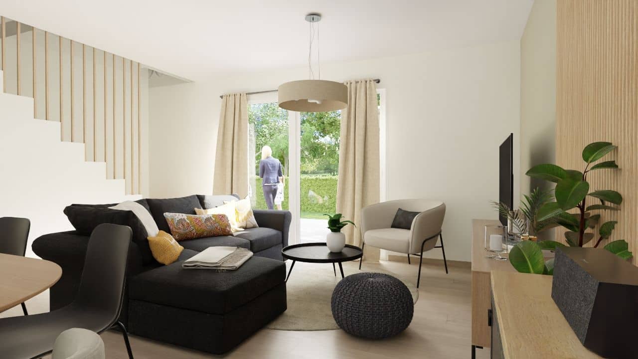 Maison neuve - Projet de construction d'une maison 80 m² avec terrain à TIERCE (49) à TIERCE (49), prix 136 000 €