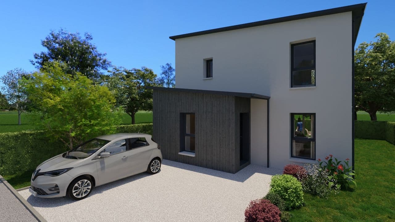 Maison neuve - Projet de construction d'une maison 100 m² avec terrain à ECOUFLANT (49) à ECOUFLANT (49), prix 178 000 €