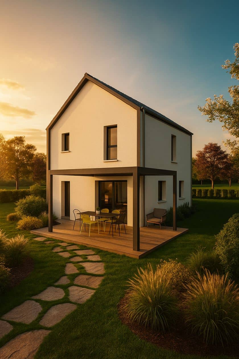 Maison neuve - Projet de construction d'une maison 80 m² avec terrain à SAINT-SYLVAIN-D'ANJOU (49) à SAINT-SYLVAIN-D'ANJOU (49), prix 145 000 €