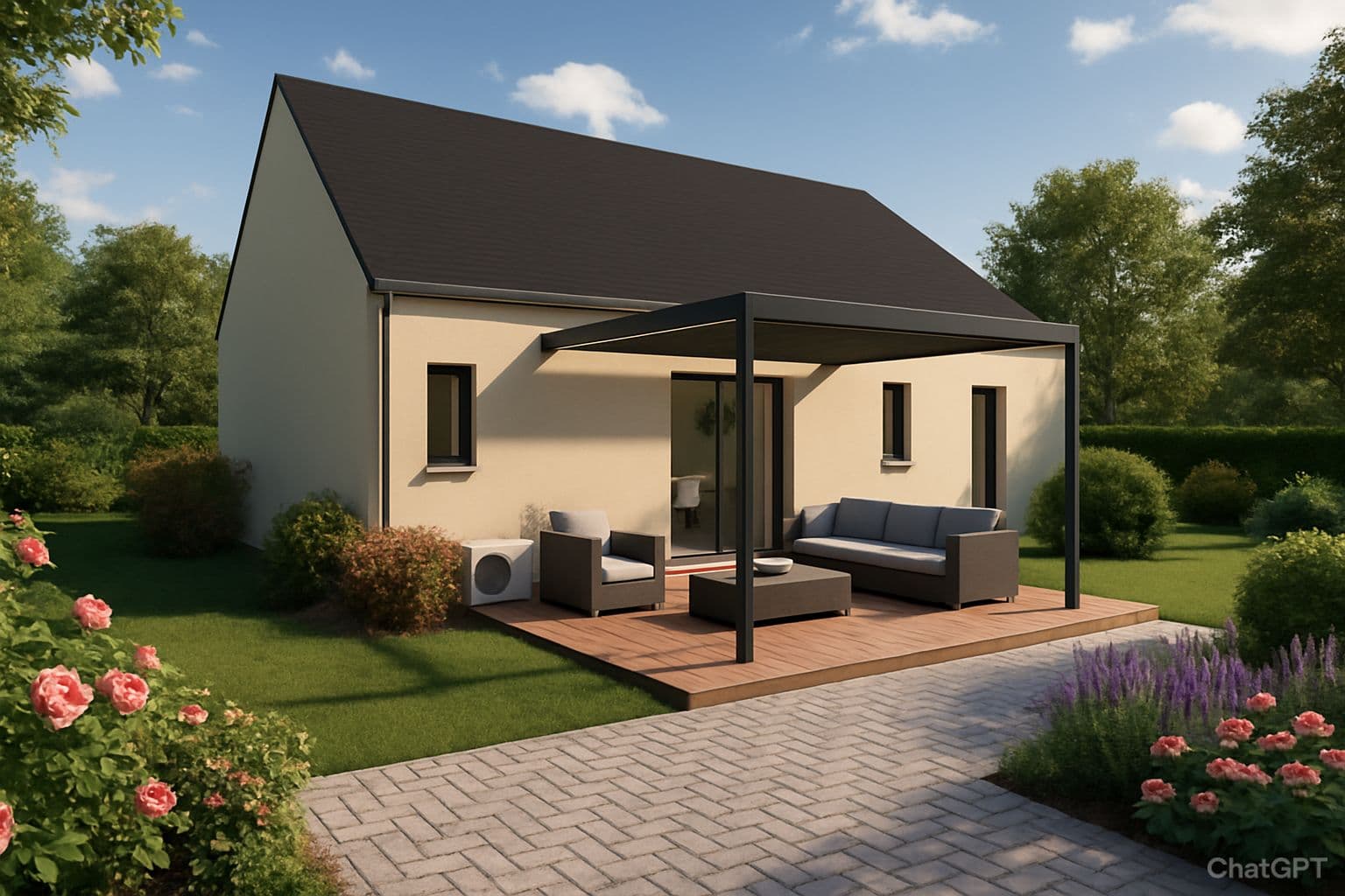 Maison neuve - Projet de construction d'une maison 90 m² avec terrain à SAINT-MARTIN-DU-FOUILLOUX (49) à SAINT-MARTIN-DU-FOUILLOUX (49), prix 160 000 €