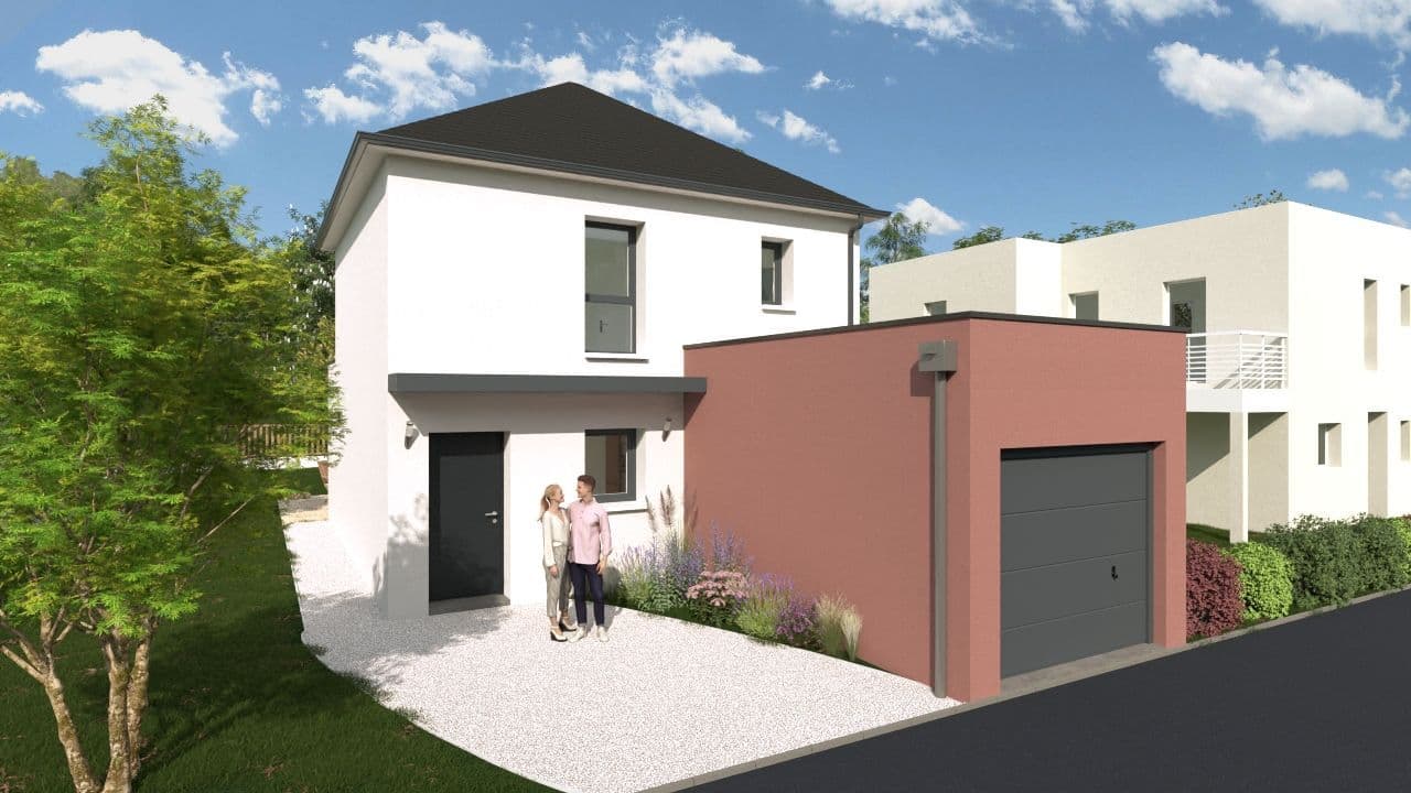 Maison neuve - Projet de construction d'une maison 92 m² avec terrain à SAINT-MARS-LA-JAILLE (44) à SAINT-MARS-LA-JAILLE (49), prix 164 785 €