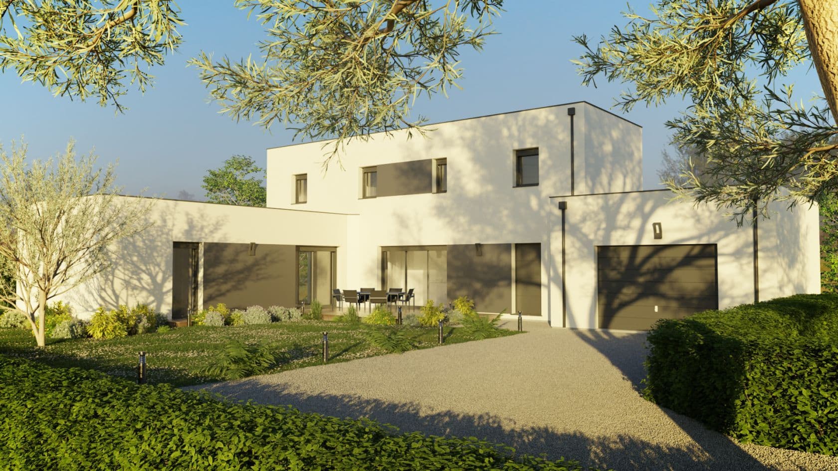 Maison neuve - Projet de construction d'une maison 105 m² avec terrain à BEAUCOUZE (49) à BEAUCOUZE (49), prix 210 000 €