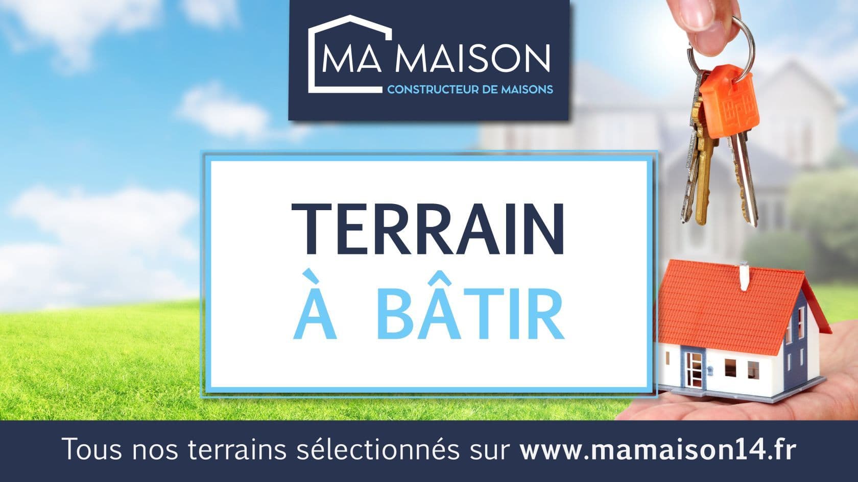 Terrain - Terrain à bâtir de 330 m² à AUTHIE (14) à AUTHIE (14), prix 113 900 €