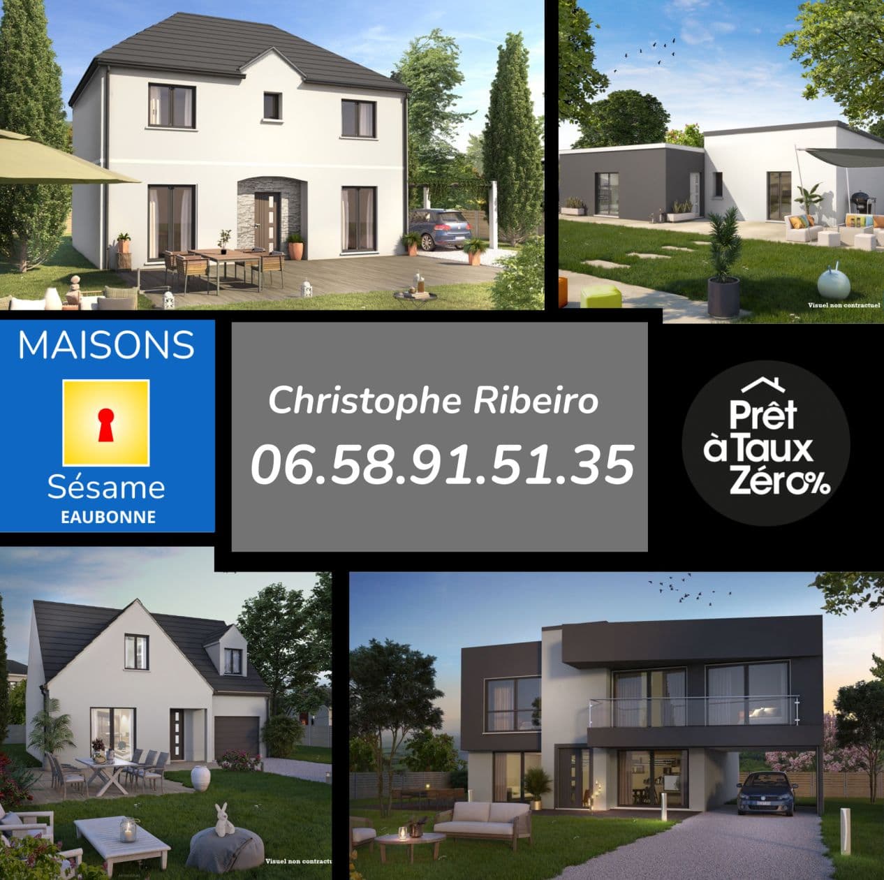 Terrain - Terrain à bâtir de 560 m² à EZANVILLE (95) à EZANVILLE (95), prix 199 000 €
