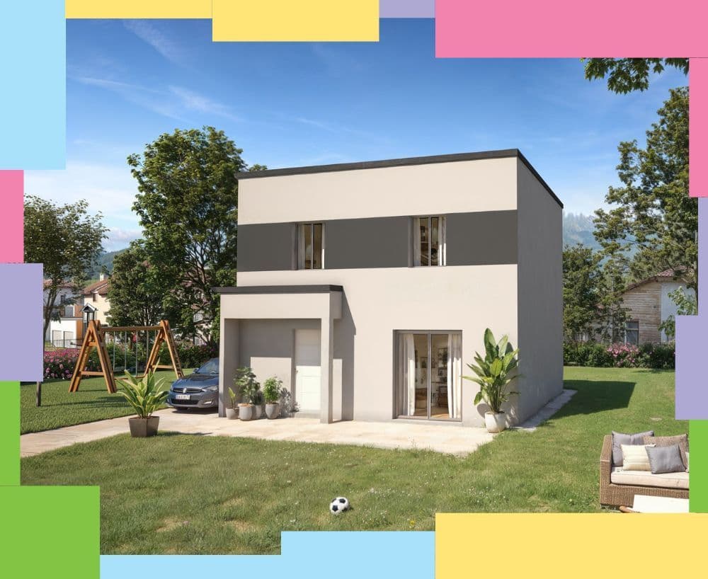 Maison neuve - Projet de construction d'une maison 86 m² avec terrain à PRINGY (77) à 1 RUE DE LA MAIRIE (77), prix 166 125 €
