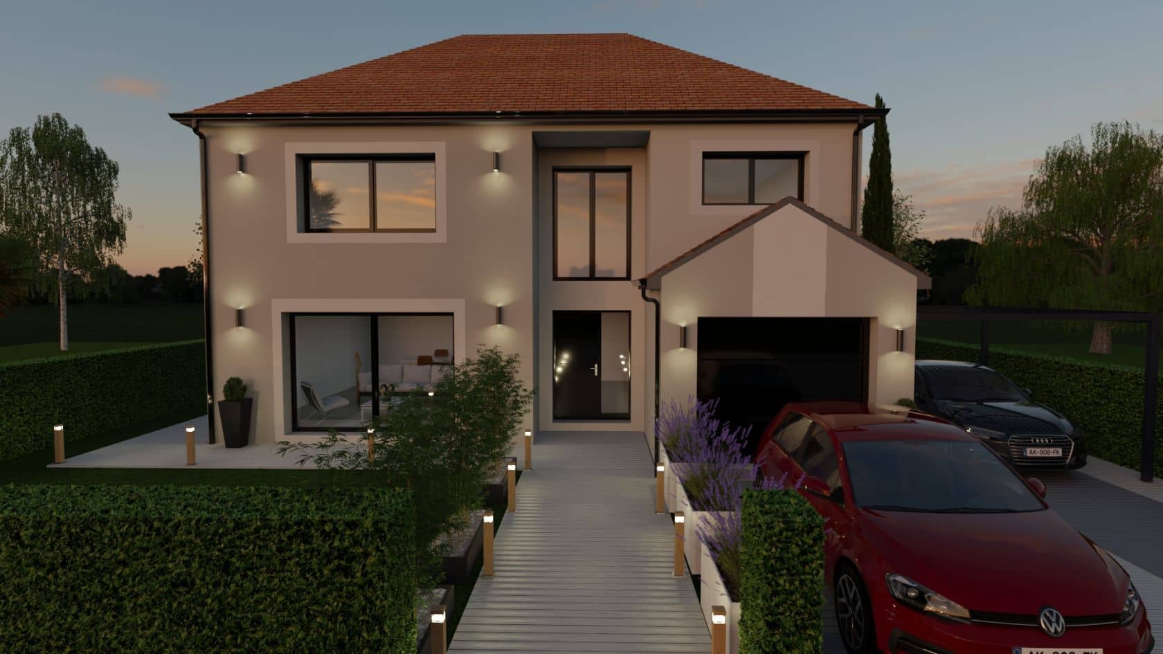 Maison neuve - Projet de construction d'une maison 110 m² avec terrain à VEMARS (95) à VEMARS (95), prix 165 000 €