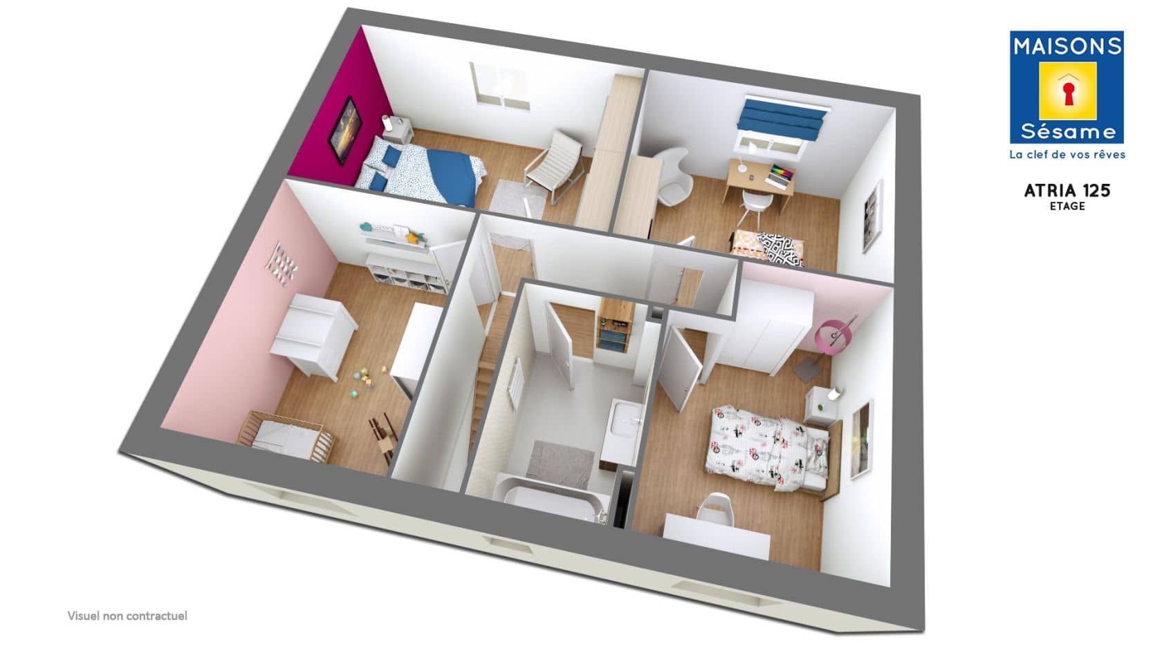 Maison neuve - Projet de construction d'une maison 122 m² avec terrain à MAISONCELLES-EN-BRIE (77) à MAISONCELLES-EN-BRIE (77), prix 171 335 €