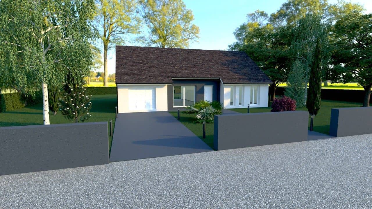 Maison neuve - Projet de construction d'une maison 105 m² avec terrain à BOISSY-LE-CHATEL (77) à rue des affaires (77), prix 222 000 €