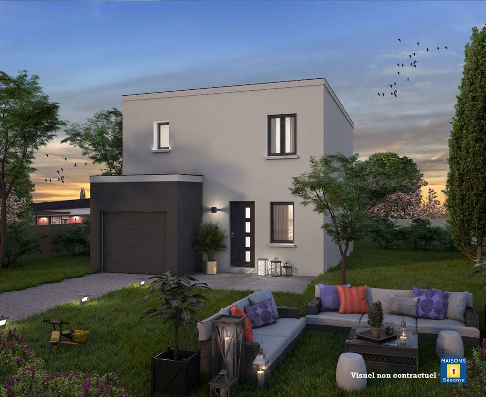 Maison neuve - Projet de construction d'une maison 88 m² avec terrain à LARDY (91) à LARDY (91), prix 158 175 €