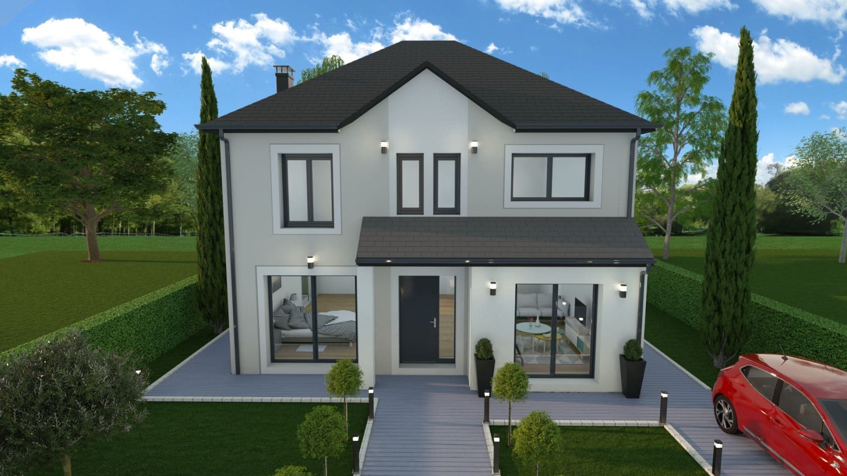 Maison neuve - Projet de construction d'une maison 110 m² avec terrain à BONDY (93) à BONDY (93), prix 165 000 €