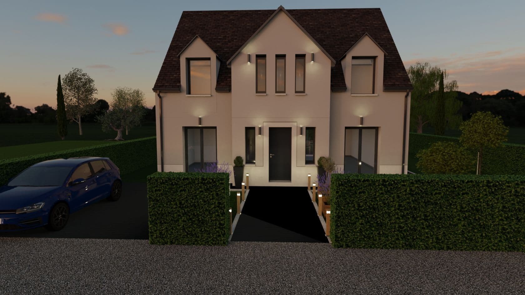 Maison neuve - Projet de construction d'une maison 110 m² avec terrain à OZOIR-LA-FERRIERE (77) à OZOIR-LA-FERRIERE (77), prix 165 000 €