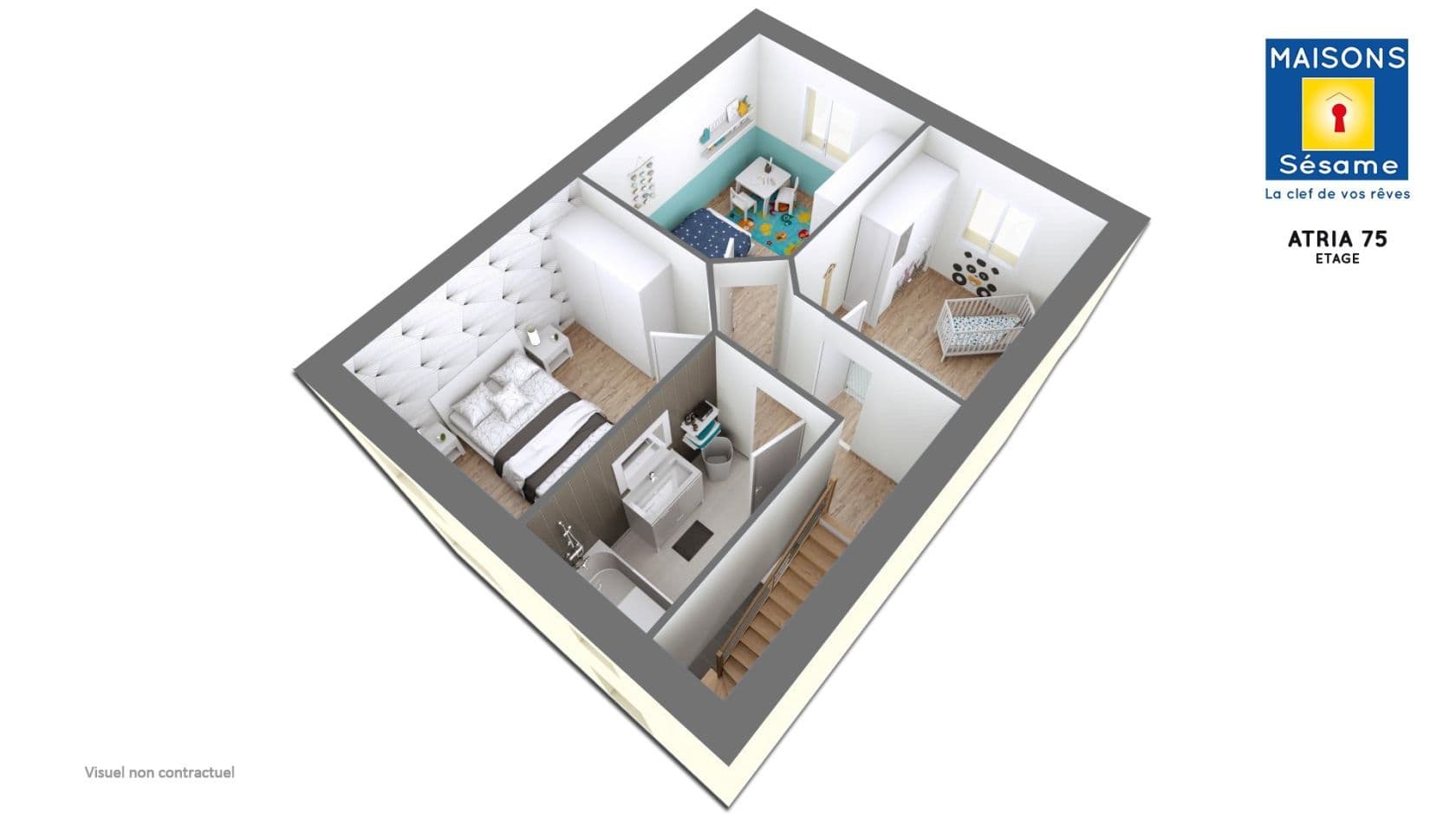 Maison neuve - Projet de construction d'une maison 73 m² avec terrain à MAREUIL-SUR-OURCQ (60) à MAREUIL-SUR-OURCQ (60), prix 135 267 €