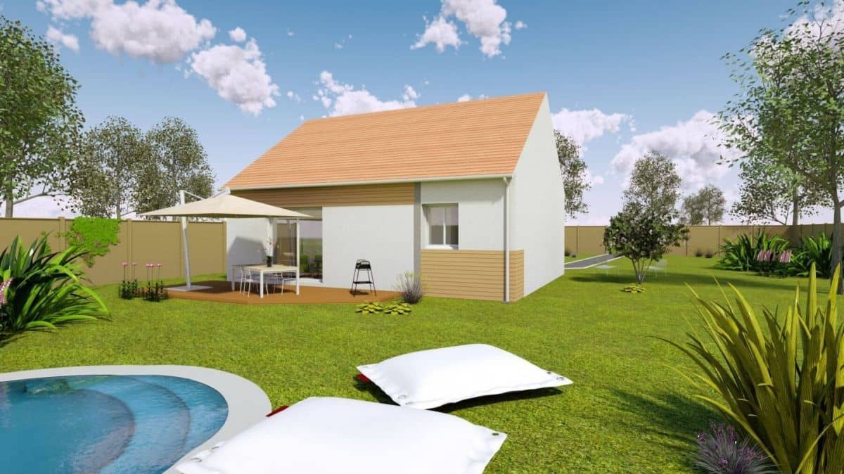 Maison neuve - Projet de construction d'une maison 49,90m² avec terrain à MAY-EN-MULTIEN (77) à MAY-EN-MULTIEN (77), prix 82 098 €