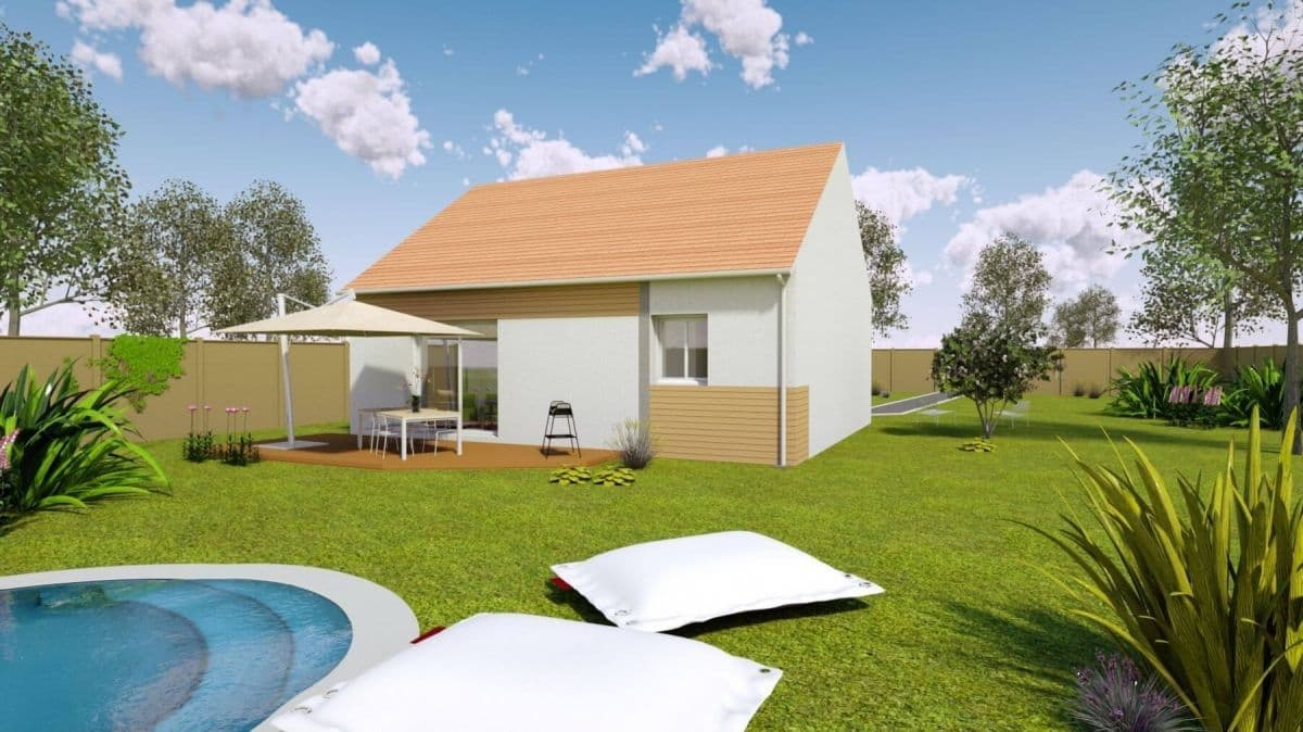 Maison neuve - Projet de construction d'une maison 49,90m² avec terrain à MAY-EN-MULTIEN (77) à MAY-EN-MULTIEN (77), prix 82 098 €