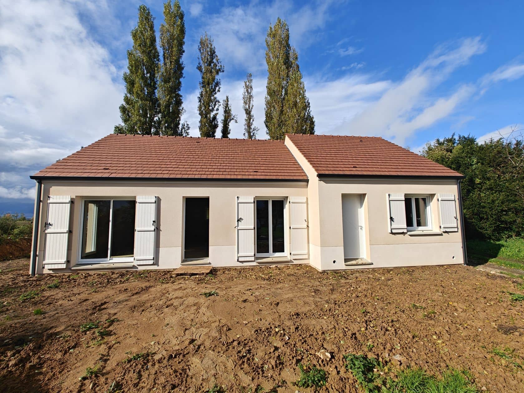 Maison neuve - Projet de construction d'une maison 90 m² avec terrain à TOURNAN-EN-BRIE (77) à RUE DE LA LIGORNE (77), prix 144 000 €