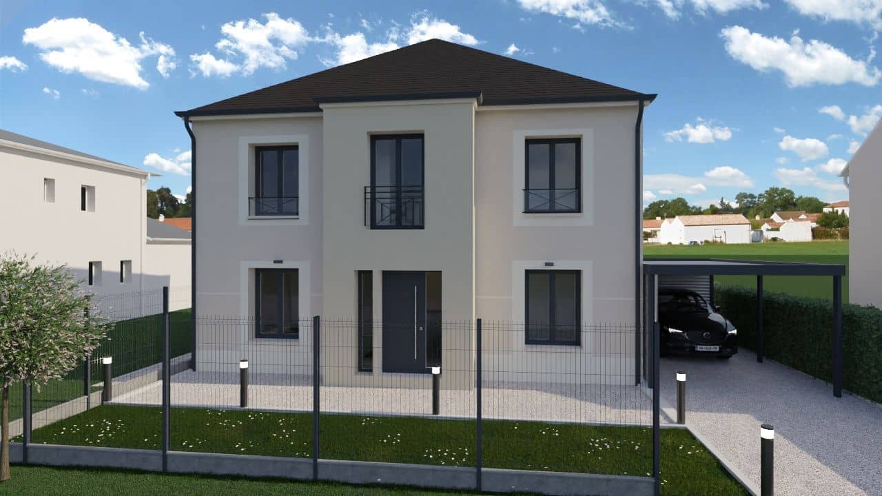 Maison neuve - Projet de construction d'une maison 150 m² avec terrain à OZOIR-LA-FERRIERE (77) à OZOIR-LA-FERRIERE (77), prix 235 000 €