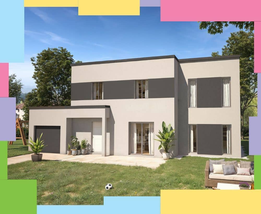 Maison neuve - Projet de construction d'une maison 128 m² avec terrain à LAGNY-SUR-MARNE (77) à RUE GERAR (77), prix 240 904 €