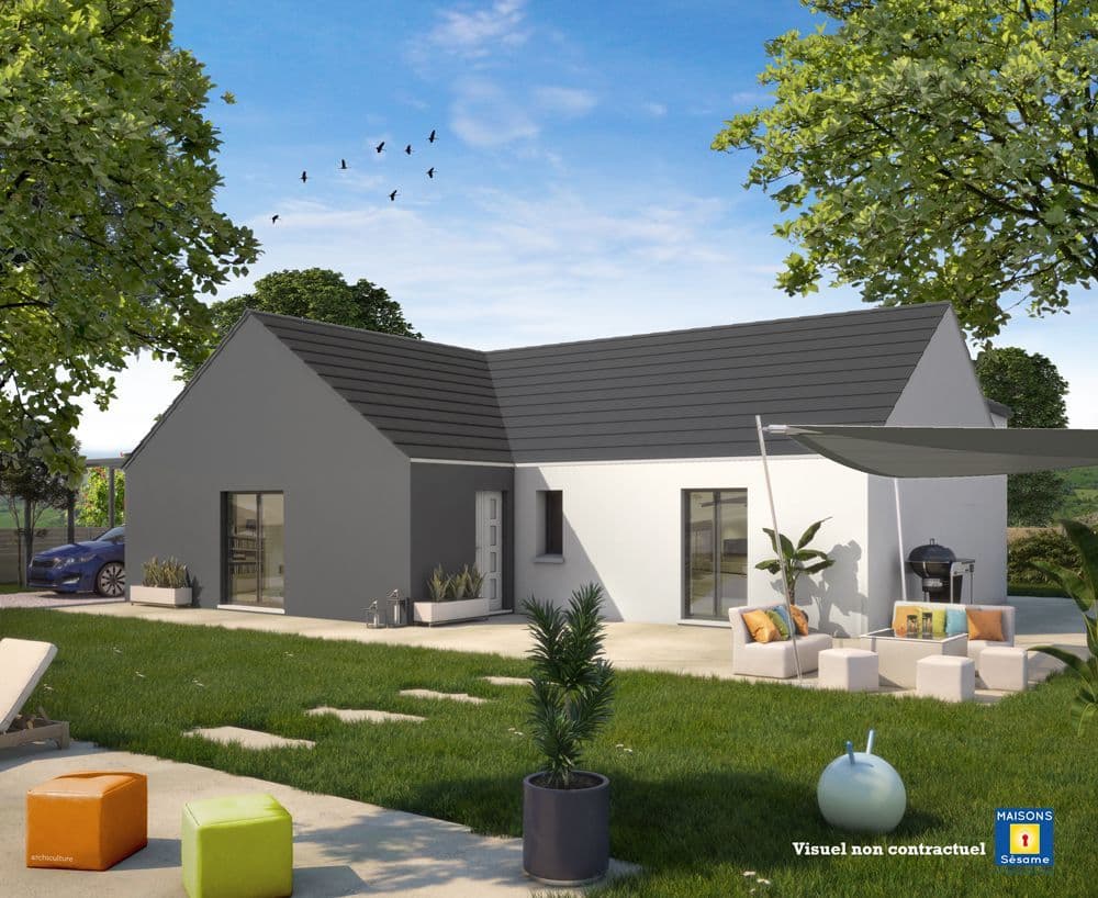 Maison neuve - Projet de construction d'une maison 118 m² avec terrain à LE PLESSIS-TREVISE (94) à 10 Bis rue de la dame blanche (94), prix 175 831 €