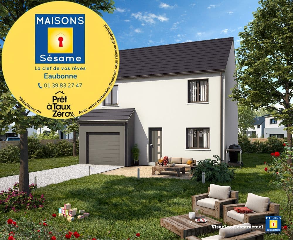 Maison neuve - Projet de construction d'une maison 103 m² avec terrain à BEAUMONT-SUR-OISE (95) à BEAUMONT-SUR-OISE (95), prix 166 399 €