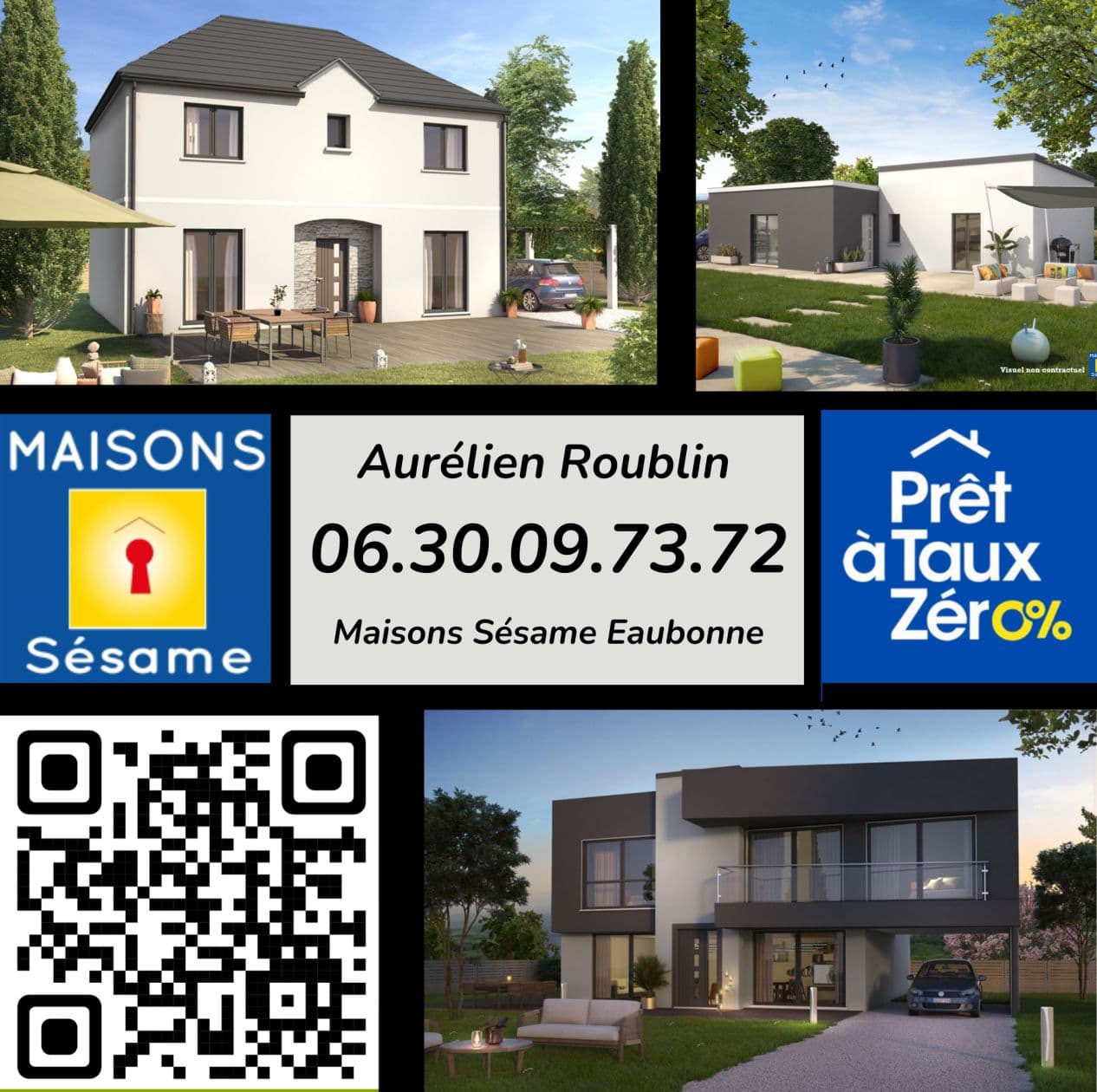 Terrain - Terrain à bâtir de 230 m² à GROSLAY (95) à GROSLAY (95), prix 143 000 €