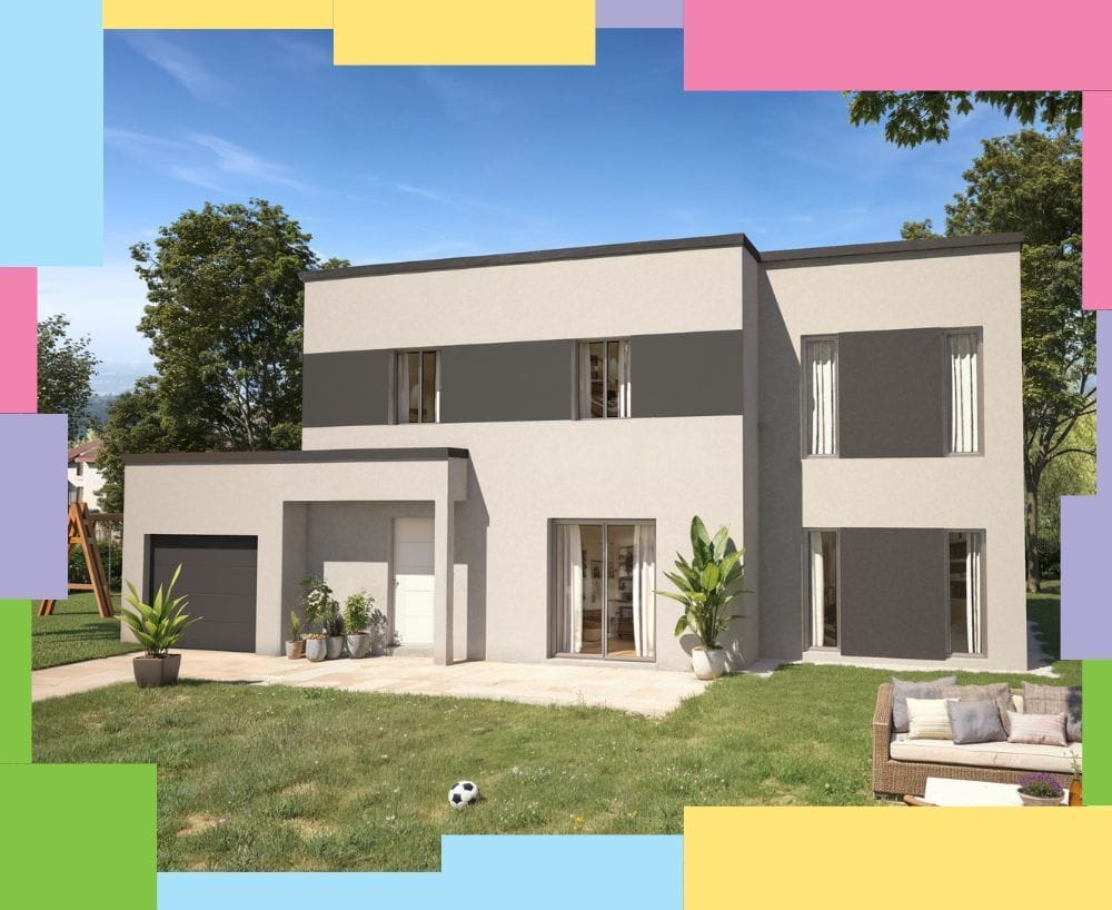 Maison neuve - Projet de construction d'une maison 128 m² avec terrain à MONTMAGNY (95) à MONTMAGNY (95), prix 222 133 €