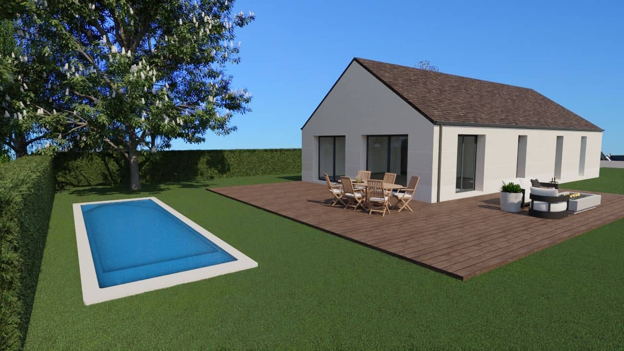 Maison neuve - Projet de construction d'une maison 100 m² avec terrain à BUSSY-SAINT-GEORGES (77) à BUSSY-SAINT-GEORGES (77), prix 175 000 €