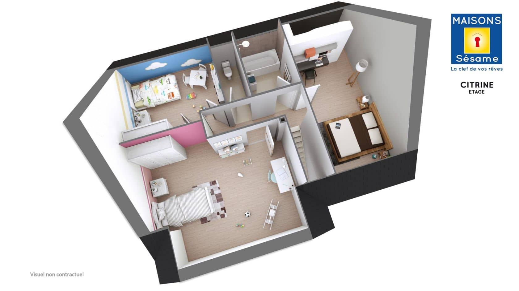 Maison neuve - Projet de construction d'une maison 97 m² avec terrain à CHAMPCUEIL (91) à champceuil (91), prix 180 470 €