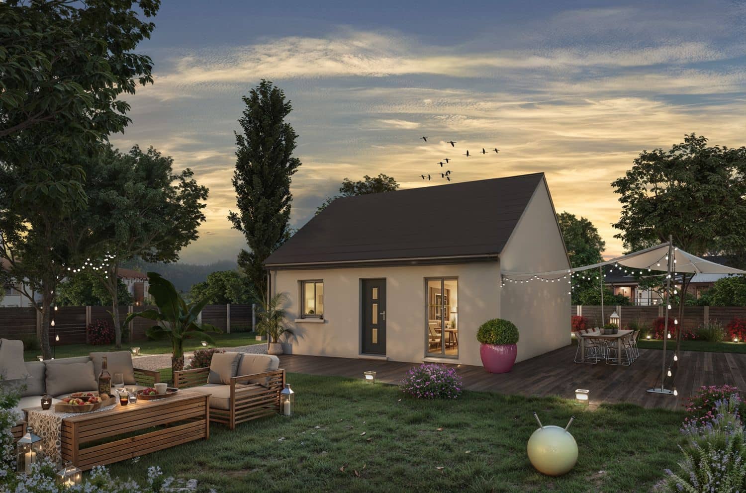 Maison neuve - Projet de construction d'une maison 49 m² avec terrain à NOISY-LE-GRAND (93) à 11 RUE MARTHE (93), prix 82 098 €