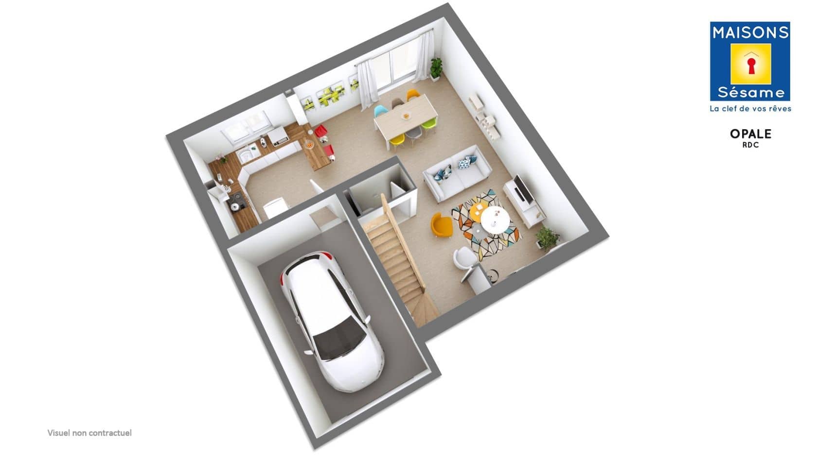 Maison neuve - Projet de construction d'une maison 90 m² avec terrain à ETAMPES (91) à ETAMPES (91), prix 169 645 €