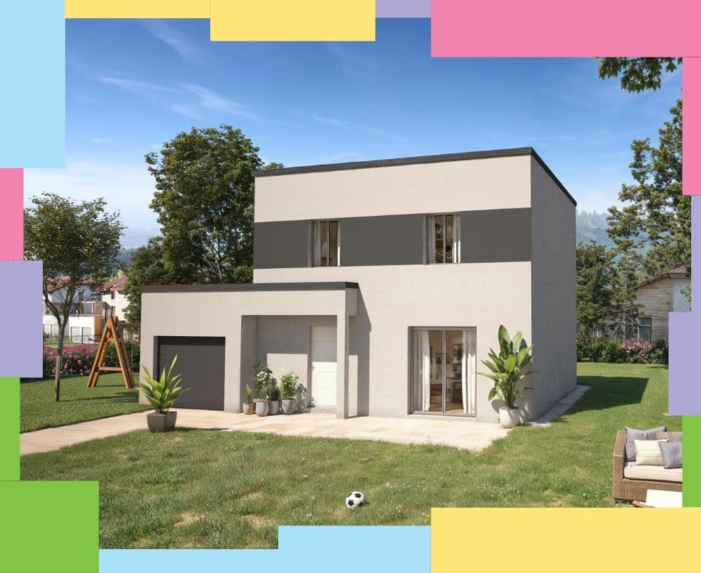Maison neuve - Projet de construction d'une maison 86 m² avec terrain à SAINT-FARGEAU-PONTHIERRY (77) à 1 RUE DE LA MAIRIE (77), prix 184 896 €