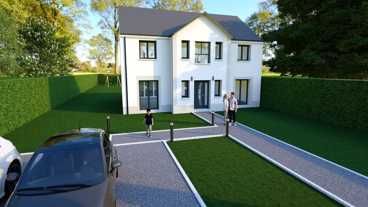 Maison neuve - Projet de construction d'une maison 110 m² avec terrain à BEAUCHAMP (95) à 49 AVENUE EVARISTE DE PARNY (95), prix 180 000 €