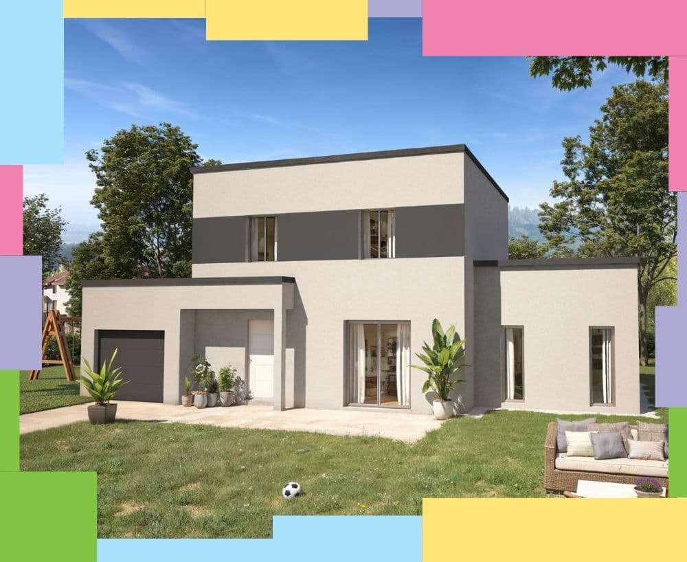 Maison neuve - Projet de construction d'une maison 107 m² avec terrain à LES CHAPELLES-BOURBON (77) à LES CHAPELLES-BOURBON (77), prix 204 116 €