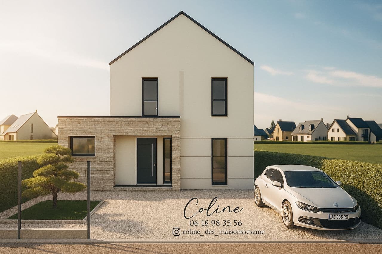 Maison neuve - Projet de construction d'une maison 100 m² avec terrain à PONTCARRE (77) à 13 rue de l Eglise (77), prix 200 000 €
