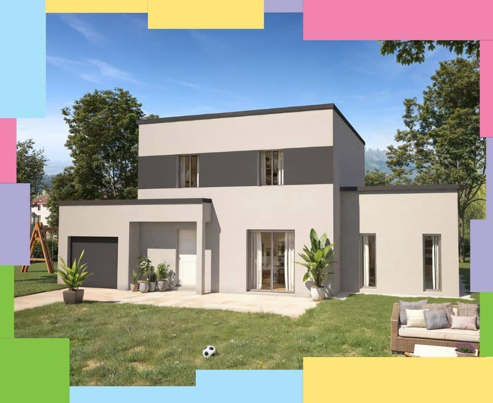 Maison neuve - Projet de construction d'une maison 107 m² avec terrain à SANNOIS (95) à Rue Lesacq (95), prix 204 116 €