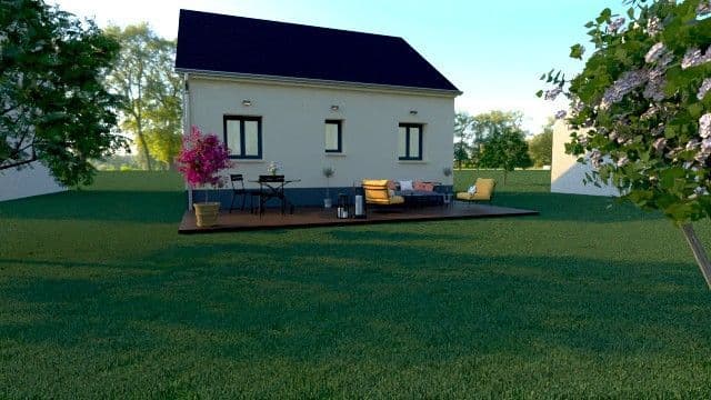 Maison neuve - Projet de construction d'une maison 50 m² avec terrain à ROZAY-EN-BRIE (77) à VOIE COMMUNAL CORDOU (77), prix 83 000 €