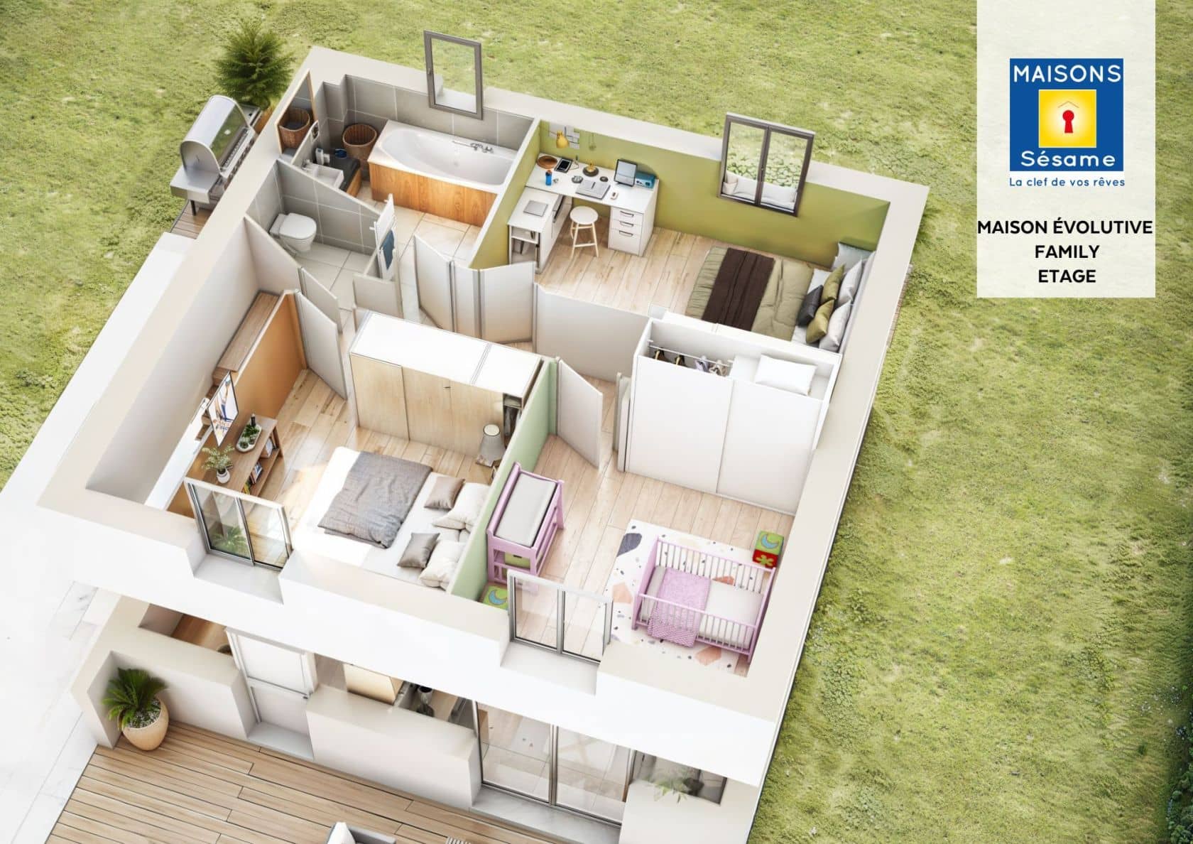 Maison neuve - Projet de construction d'une maison 107 m² avec terrain à CESSON (77) à CESSON (77), prix 204 116 €
