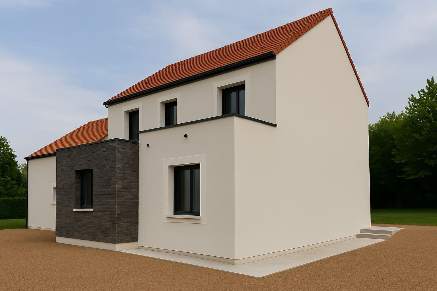 Maison neuve - Projet de construction d'une maison 180 m² avec terrain à THORIGNY-SUR-MARNE (77) à THORIGNY-SUR-MARNE (77), prix 259 000 €