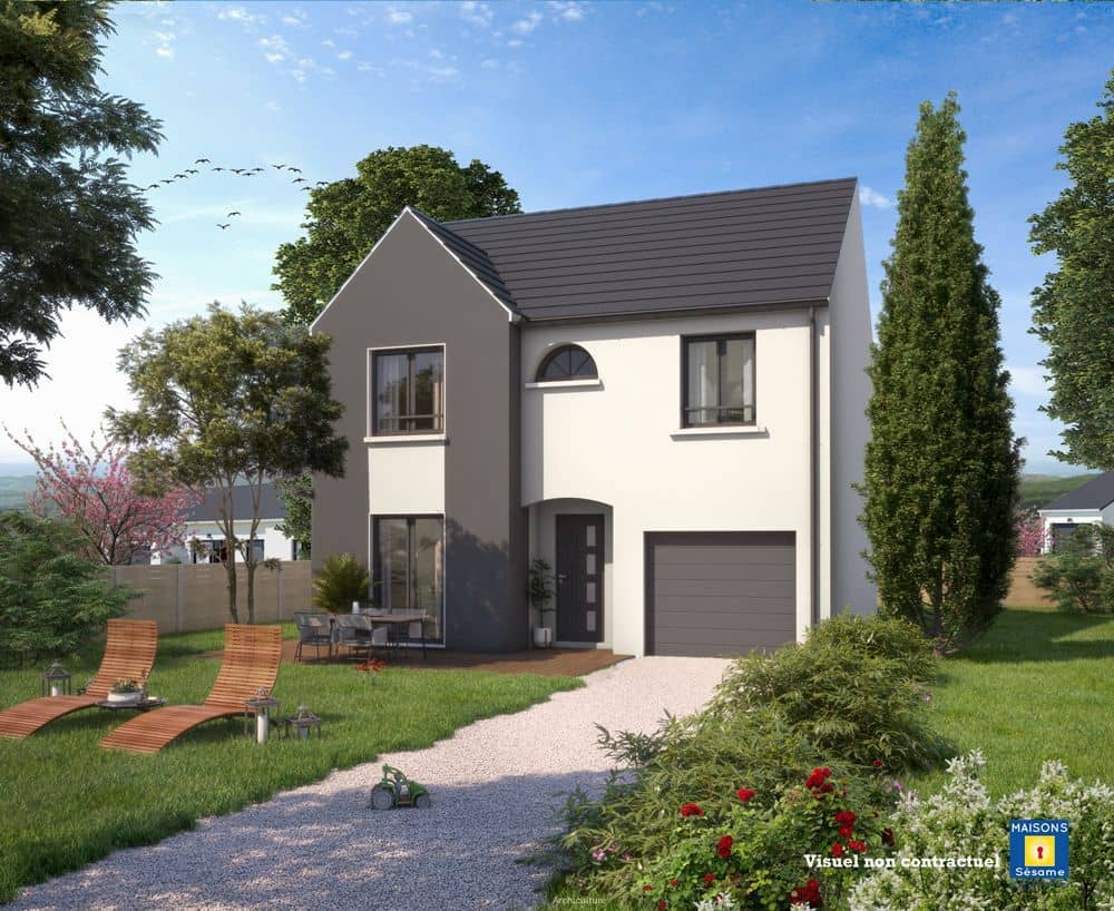 Maison neuve - Projet de construction d'une maison 110 m² avec terrain à CHATENAY-MALABRY (92) à Châtenay-Malabry, prix 179 690 €