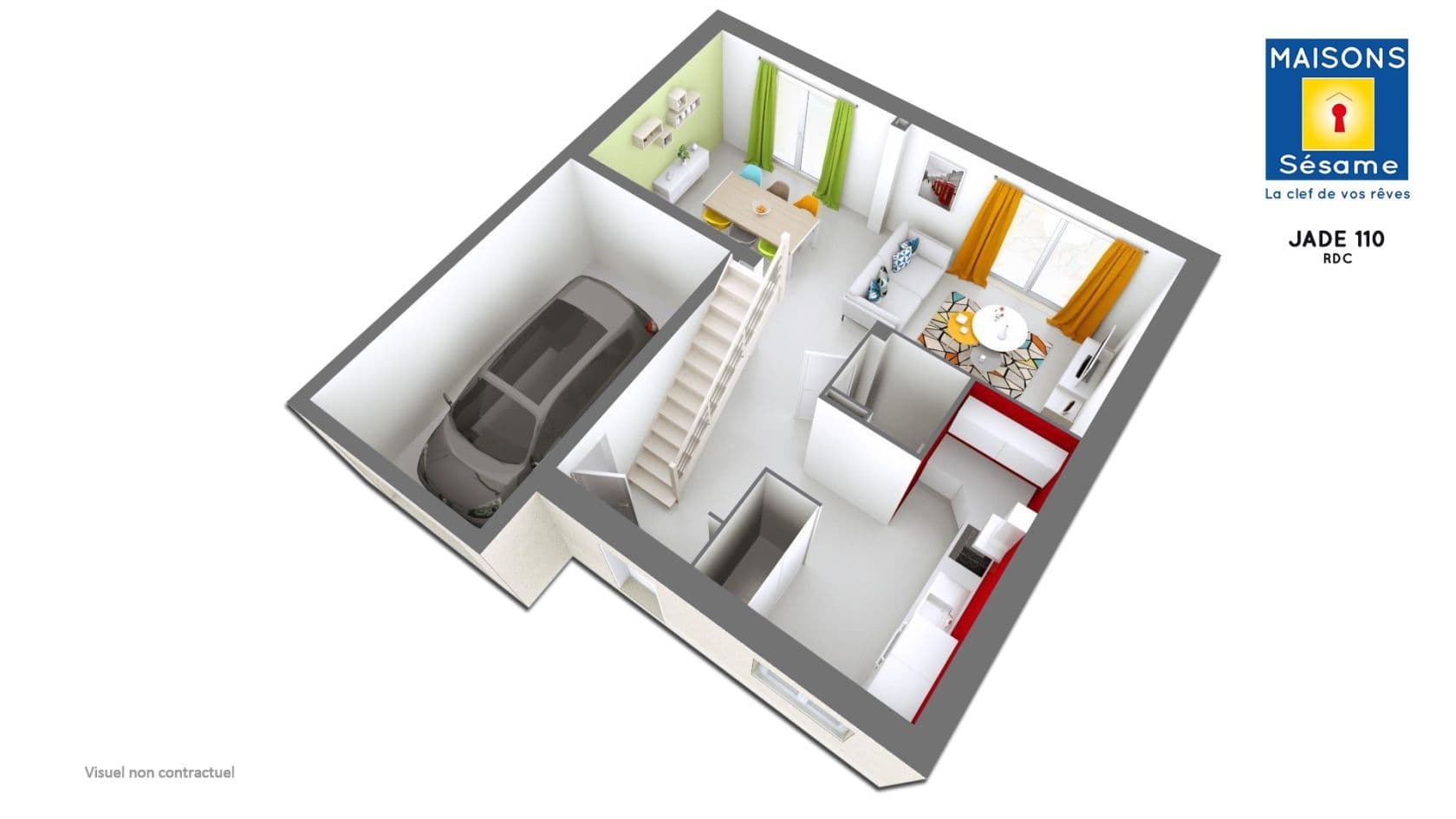 Maison neuve - Projet de construction d'une maison 108 m² avec terrain à SAINT-PIERRE-DU-PERRAY (91) à SAINT-PIERRE-DU-PERRAY (91), prix 169 782 €