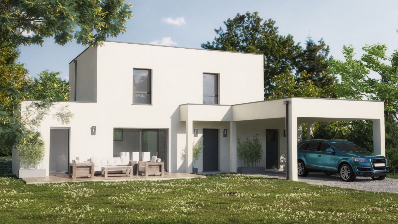 Maison neuve - Projet de construction d'une maison 127 m² avec terrain à RABLAY-SUR-LAYON (49) à RABLAY-SUR-LAYON (49), prix 280 000 €