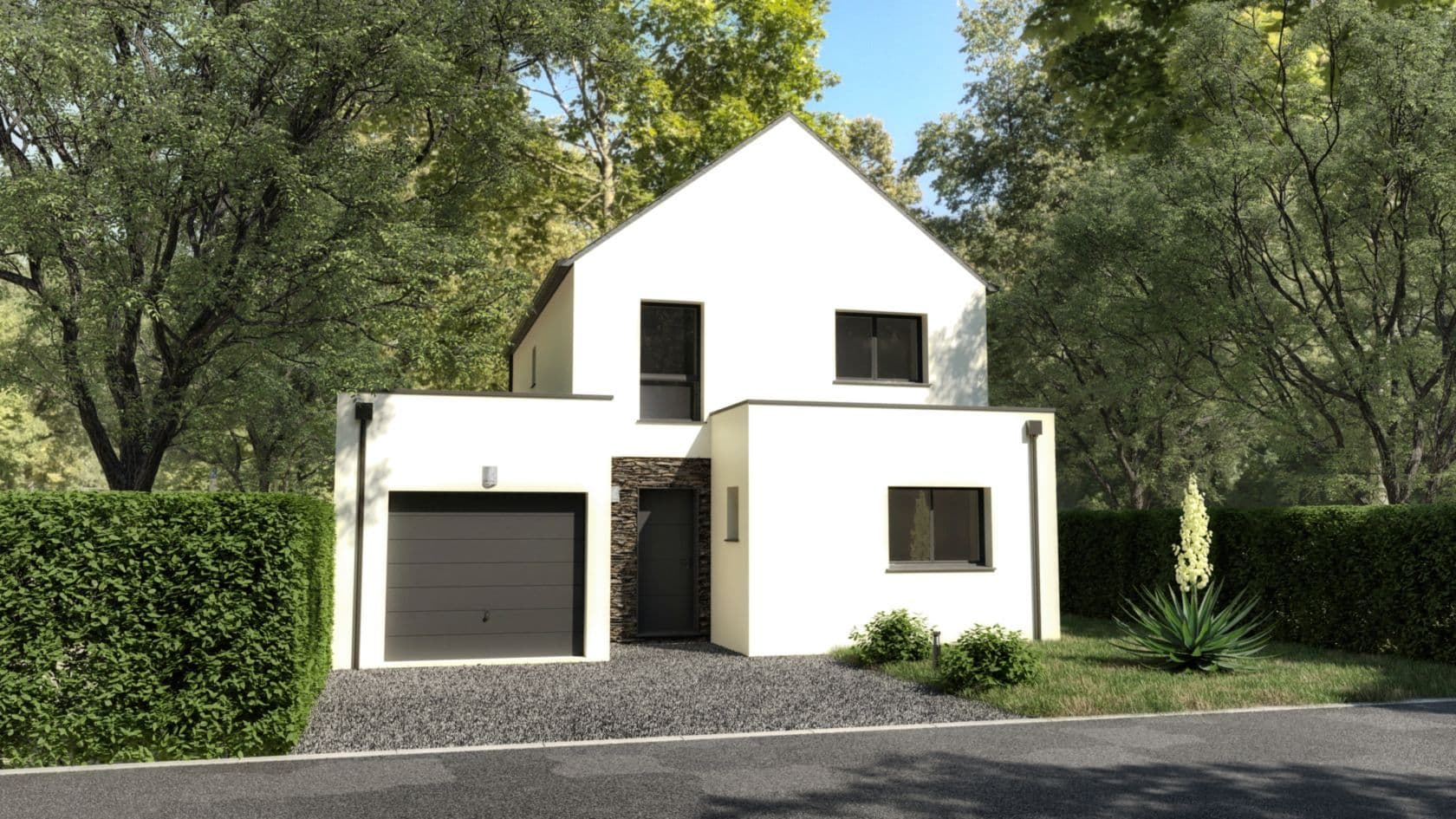 Maison neuve - Projet de construction d'une maison 120 m² avec terrain à BRIOLLAY (49) à BRIOLLAY (49), prix 240 000 €