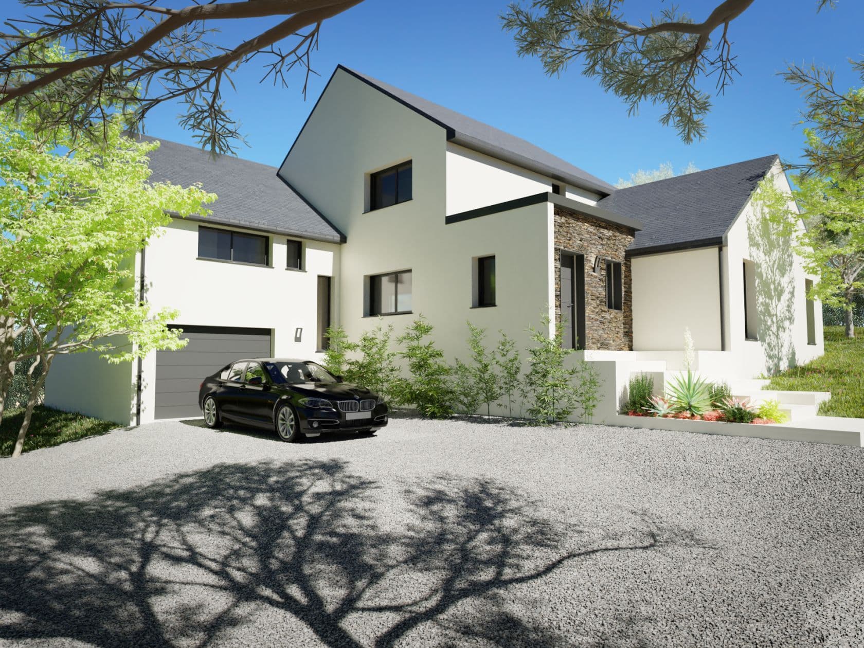 Maison neuve - Projet de construction d'une maison 230 m² avec terrain à BLAISON-GOHIER (49) à BLAISON-GOHIER (49), prix 550 000 €
