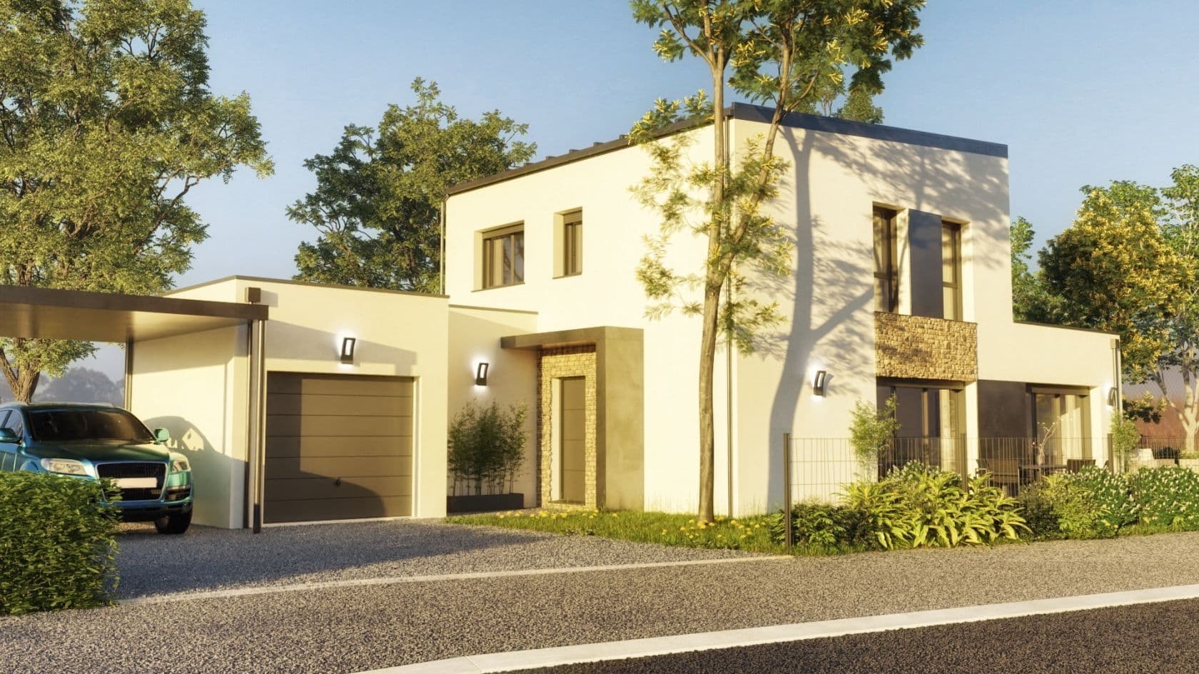 Maison neuve - Projet de construction d'une maison 120 m² avec terrain à LA POSSONNIERE (49) à LA POSSONNIERE (49), prix 265 000 €