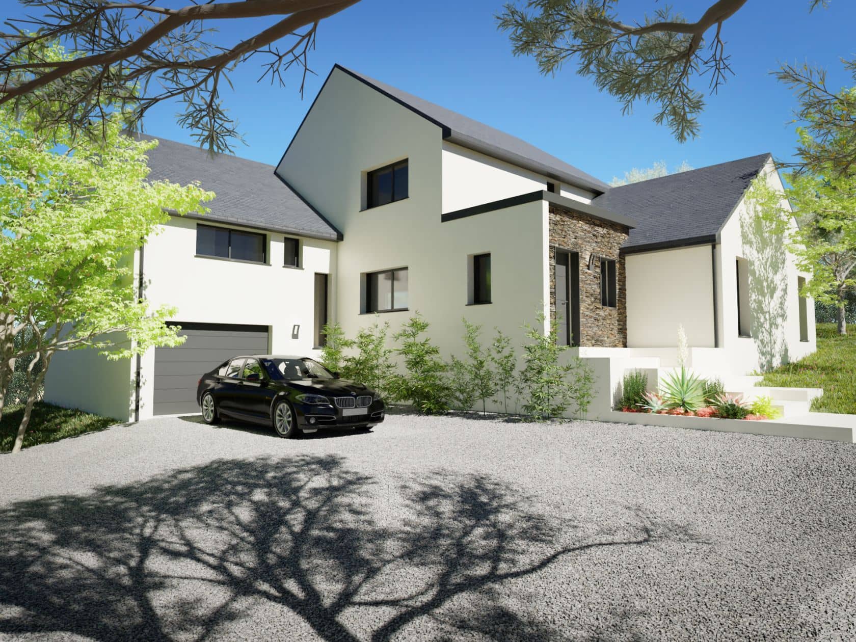Maison neuve - Projet de construction d'une maison 145 m² avec terrain à BOUCHEMAINE (49) à BOUCHEMAINE (49), prix 550 000 €