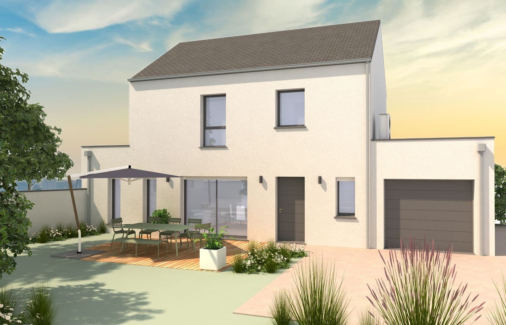 Maison neuve - Projet de construction d'une maison 113 m² avec terrain à ANGERS (49) à ANGERS (49), prix 280 000 €
