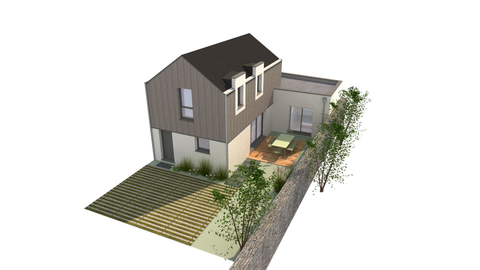 Terrain - Projet de construction d'une maison m² avec terrain à ANGERS (49) à ANGERS (49), prix 200 000 €
