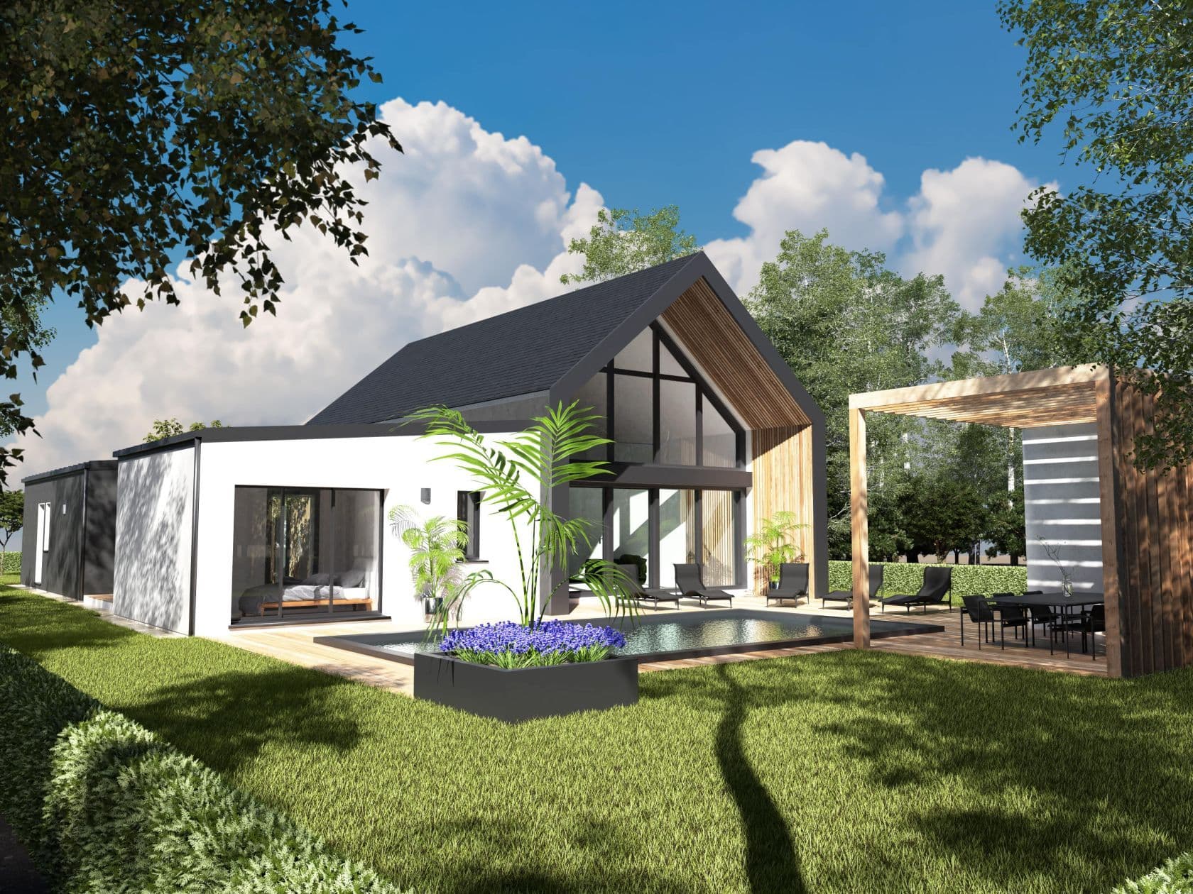 Maison neuve - Projet de construction d'une maison 160 m² avec terrain à CHALONNES-SUR-LOIRE (49) à Chemin de Barrot (49), prix 450 000 €