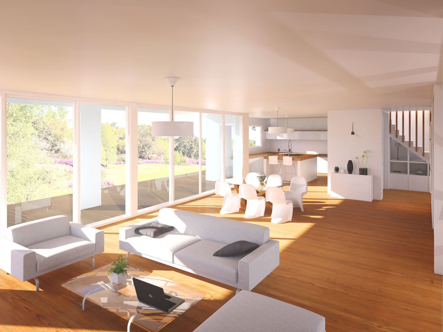 Maison neuve - Projet de construction d'une maison 141 m² avec terrain à CHEMILLE (49) à RUE DE LA VAILLANTE (49), prix 375 000 €