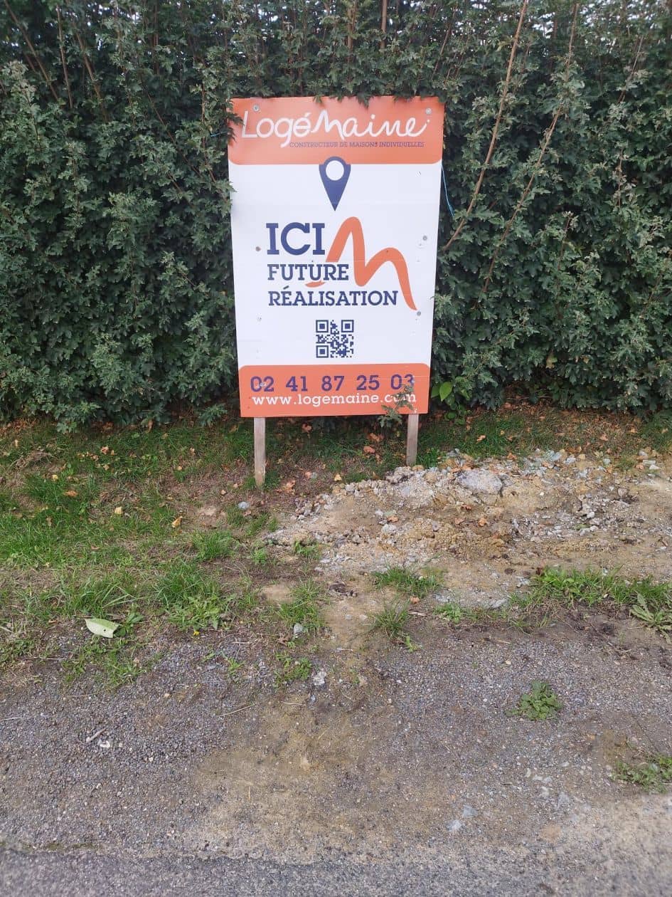 Terrain - Terrain à bâtir de 795 m² à RABLAY-SUR-LAYON (49) à GRANDE RUE (49), prix 90 000 €